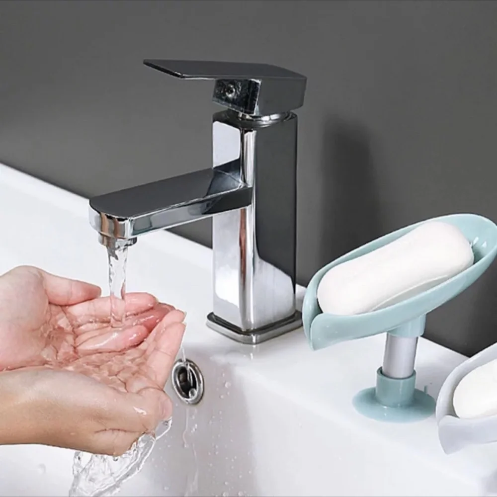 Soap holder drain